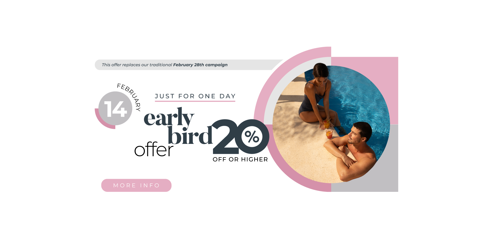 Early Bird offer 20% off